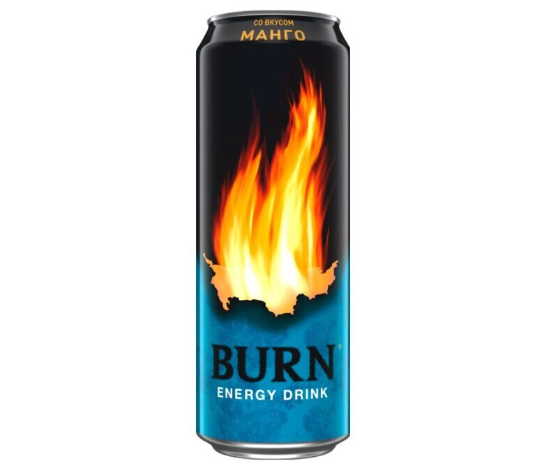 Энергетический напиток Burn  Mango/Манго  0,5л